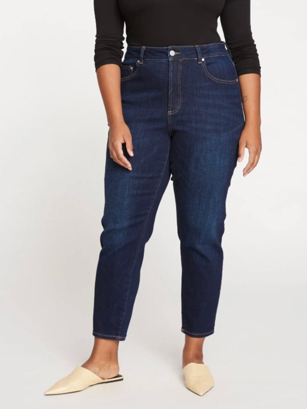 Universal Standard Joni  High Rise Curve Slim Leg Jeans Sz US10 (fits 12-14)
